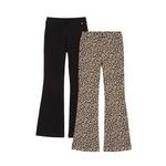 WE Fashion Tajice bež / crna 31802968
