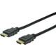 Digitus HDMI priključni kabel 1.00 m AK-330107-010-S audio povratni kanal (arc), pozlaćeni kontakti, Ultra HD (4K) HDMI crna