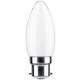 Paulmann 28898 LED Energetska učinkovitost 2021 F (A - G) B22d oblik svijeće 4.7 W toplo bijela (Ø x V) 35 mm x 91 mm 1 St.