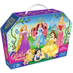 Disney Princeze: Šarene, sretne princeze 70 komada glitter puzzle - Trefl
