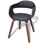 vidaXL Blagovaonska stolica od savijenog drva s presvlakom umjetne kože