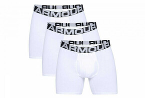 Bokserice Under Armour UA Charged Cotton Boxerjock 3-Pack - white