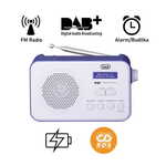 Trevi 7F92R prijenosni digitalni radio, DAB, DAB+, FM, plava