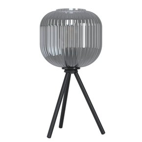EGLO 99374 | Mantunalle Eglo stolna svjetiljka 40cm sa prekidačem na kablu 1x E27 crno