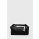 Kožna torba Karl Lagerfeld boja: crna - crna. Srednje veličine torbica iz kolekcije Karl Lagerfeld. na kopčanje model izrađen od kombinacije prirodne kože i ekološke kože.