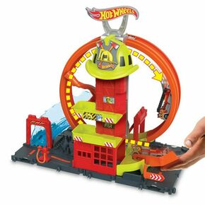 Hot Wheels City: Komplet za igru ​​Vatrogasna postaja - Mattel