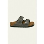 Birkenstock - Kožne natikače Arizona FL SFB siva 1013645