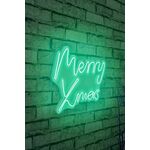 Ukrasna plastična LED rasvjeta, Merry Christmas - Green