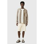Pamučne kratke hlače AllSaints UNDRGRND SWEATSHORT bež M002TC