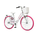 FASHION MADELINE 28" bijelo rozi gradski bicikl