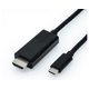 Roline USB-C - HDMI kabel, M/M, 2.0m, crni; Brand: ROLINE; Model: ; PartNo: ; 11.04.5841 - Connect your Macbook, Ultrabook, Notebook/Laptop or PC with USB Type C connector to an HDMI monitor, <em>TV</em> or projector with HDMI - with a maximum resolution...