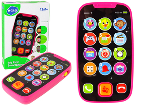 Smartphone Touch Phone for Babies Sound Pink