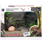 Dinosaur figura sa jajem i biljkama