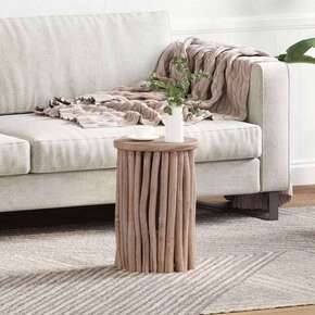 VidaXL Stolica Prirodna 30 x 30 x 45 cm Čvrsto teak drvo