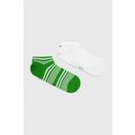 Čarape Tommy Hilfiger 2-pack za muškarce, boja: zelena - zelena. Niske čarape iz kolekcije Tommy Hilfiger. Model izrađen od elastičnog, s uzorkom materijala. U setu dva para.