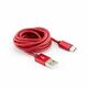SBOX kabel USB-&gt;TYPE C M/M 1,5M fruity crveni
