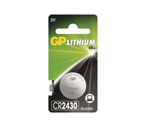 Litijeva baterija gumbasta CR2430 GP LITHIUM 3V/300 mAh