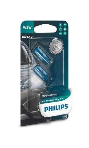 Philips X-treme Vision Pro150 T10 W5W (12V) - 3400K T10-X150-2