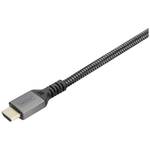 Digitus HDMI priključni kabel HDMI A utikač 2 m crna DB-330200-020-S pozlaćeni kontakti HDMI kabel