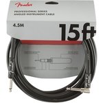 Fender Professional Angled Cable 4.5m Black