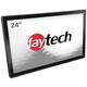 Faytech 1010502315 zaslon na dodir Energetska učinkovitost 2021: G (A - G) 61 cm (24 palac) 1920 x 1080 piksel 16:9 3.5 ms HDMI™, DVI, VGA, slušalice (3.5 mm jack), USB
