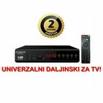 MANTA DVB-T2 prijemnik, H265, univerzalni daljinski i za TV, HDMI, SC DVBT024PRO