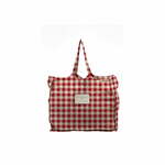 Platnena torba za kruh Really Nice Things Linen Bag Red Vichy