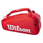 Tenis torba Wilson Super Tour 9 Pk - red