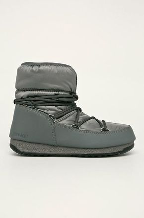 Moon Boot - Čizme za snijeg Low Nylon Wp 2 - siva. Čizme za snijeg iz kolekcije Moon Boot. Model izrađen od kombiniranog tekstilnog i sintetičkog materijala.