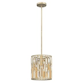 ELSTEAD HK-GEMMA-P-A-SL | Gemma-EL Elstead visilice svjetiljka s podešavanjem visine 1x E27 antik zlato