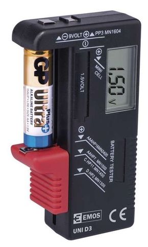 Emos univerzalni tester za baterije (N0322)