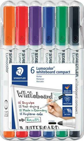 Staedtler 341 WP6 Lumocolor Whiteboardmarker razvrstano (izbor boje nije moguć)