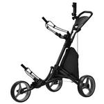 Northix Kolica za golf 3 kotača sklopiva aluminijska siva