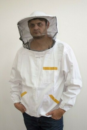 Pčelarska jakna od kepera BIJELA vel. S