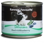 Kennels' Favourite Duck &amp; Blueberry - Patkom i borovnicom 200 g