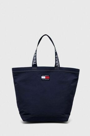 Tommy Jeans Shopper torba mornarsko plava / crvena / bijela