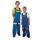 Dječje hlače s oprsnikom ARDON®COOL TREND plavo-crvene | H8702/134