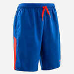 Nogometne kratke hlače Viralto Axton dječje plavo-narančaste