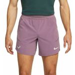 Muške kratke hlače Nike Dri-Fit Rafa Short - violet dust/green glow/white