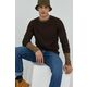 Pamučni pulover Only &amp; Sons za muškarce, boja: smeđa, lagani - smeđa. Pulover iz kolekcije Only &amp; Sons. Model s okruglim izrezom, izrađen od pamučne pletenine.