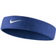 Znojnik za glavu Nike Swoosh Headband - royal blue/white
