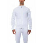 Muška sportski pulover Hydrogen Tech FZ Sweatshirt Skull - white
