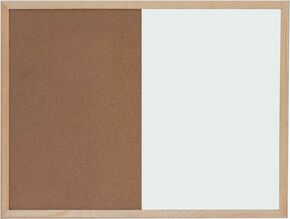 Ploča bijela magnetna/pluto zidna OPTIMA 45x60cm