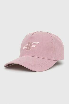 Pamučna kapa 4F boja: ružičasta