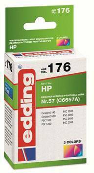 Edding patrona tinte zamijenjen HP HP57 (C6657A) kompatibilan pojedinačno u boji EDD-176 18-176