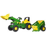Rolly Toys traktor na pedale John Deere + utovarivač + prikolica