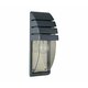 NOWODVORSKI 3393 | MistralN Nowodvorski zidna svjetiljka 1x E27 IP44 crno, prozirna