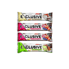 Amix Exclusive Protein bar 85 g dupla čokolada s komadićima