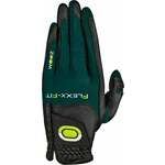 Zoom Gloves Hybrid Mens Golf Glove Black/Forest Green/Lime LH