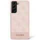 Guess GUHCS23SG4GLPI Samsung Galaxy S23 pink hard case 4G Stripe Collection